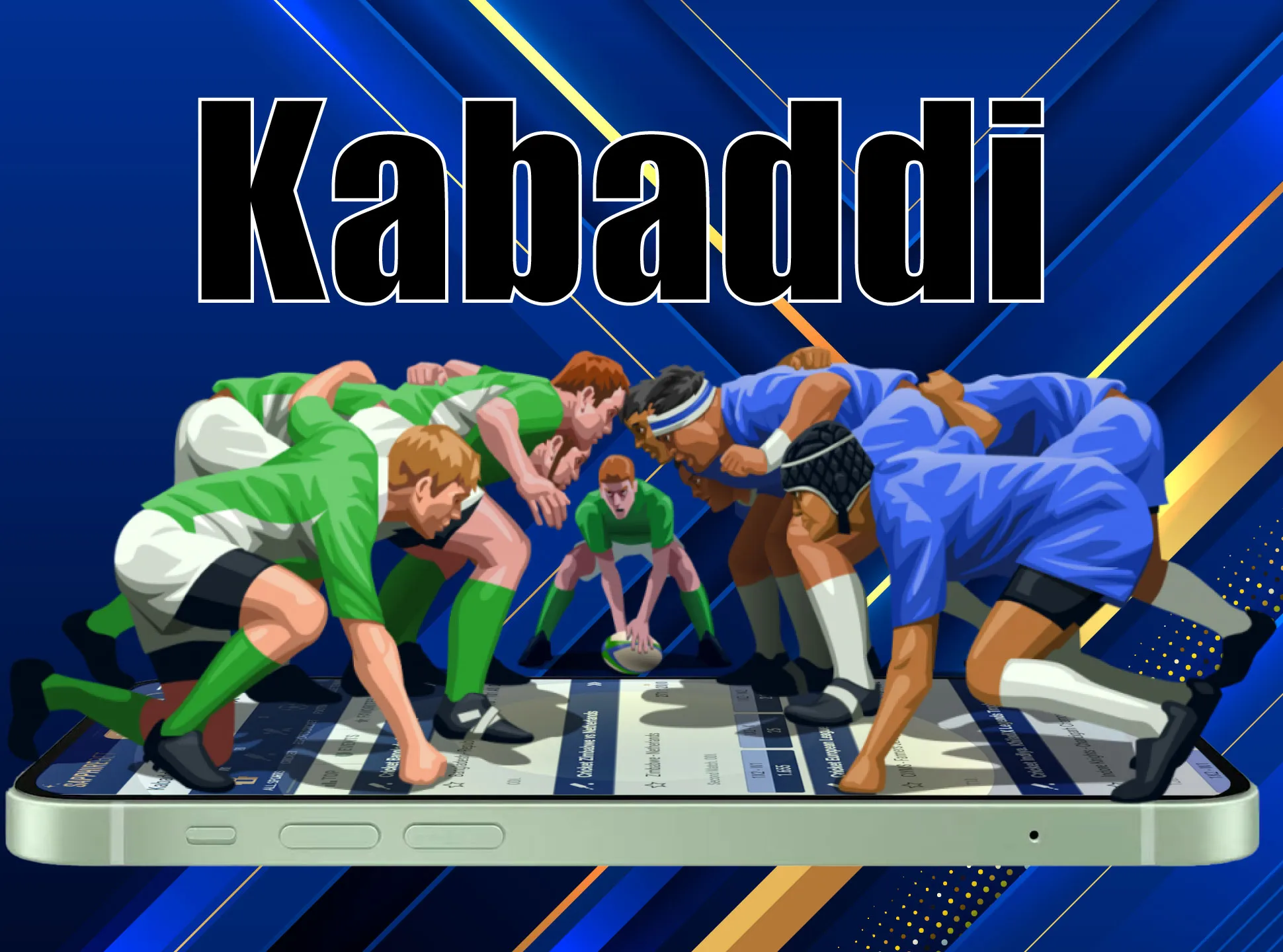 Bet on the kabaddi events right via your smartphone.