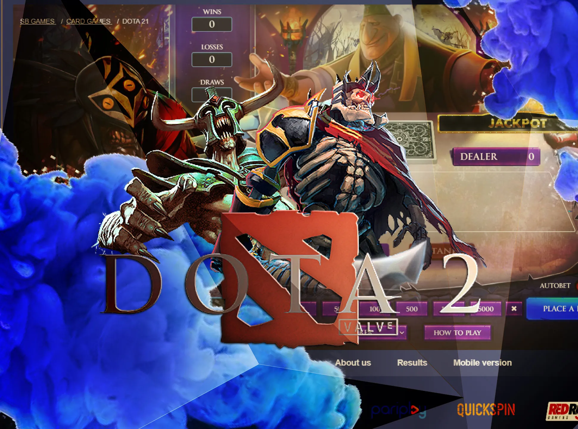 Dota 2 lovers can place bets on the International and other competitions on Sapphirebet.