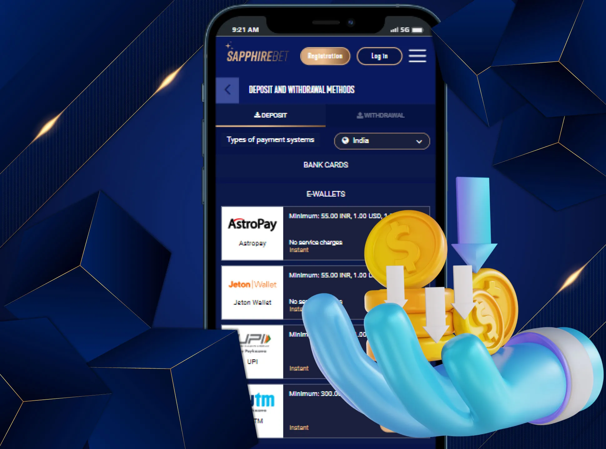 Top up your account to start betting.
