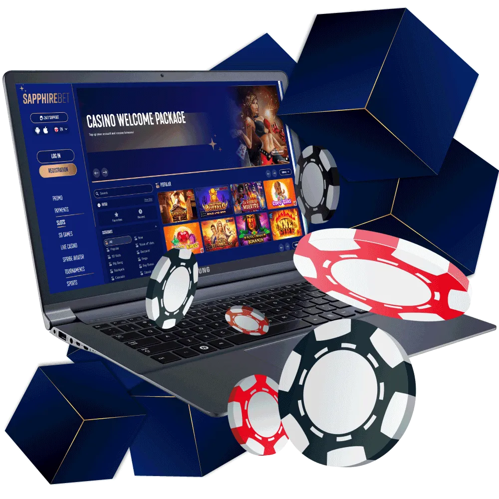 If you are tired of betting you can play casino games in the Sapphirebet online casino.