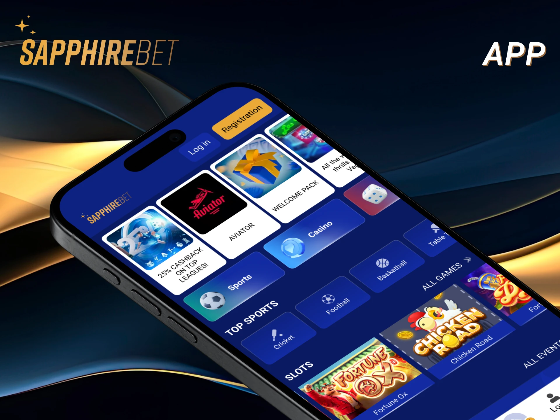 Sapphirebet has developed a great mobile app that you can install on the Android or iOS devices.
